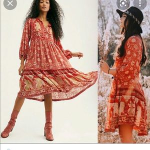 Spell poinciana gown XL NWT